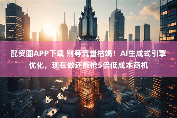 配资圈APP下载 别等流量枯竭！AI生成式引擎优化，现在做还能抢5倍低成本商机