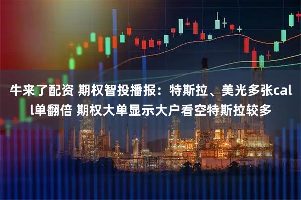 牛来了配资 期权智投播报：特斯拉、美光多张call单翻倍 期权大单显示大户看空特斯拉较多
